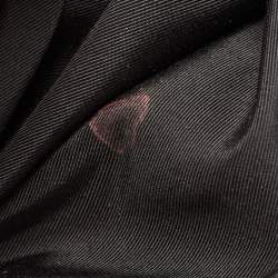 Pre Owned Chanel Black Quilted Caviar Leather Maxi Classic Single Flap Bag