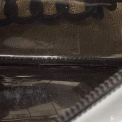 Pre Owned Chanel Black Vinyl Maison Window Print Bag