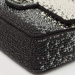 Pre Owned Chanel Tri Color Faux Pearl Classic Flap Bag
