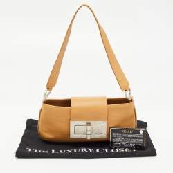 Pre Owned Chanel Beige Quilted Leather Mademoiselle Lock Flap Shoulder Bag