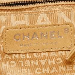 Pre Owned Chanel Beige Quilted Leather Mademoiselle Lock Flap Shoulder Bag