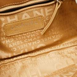 Pre Owned Chanel Beige Quilted Leather Mademoiselle Lock Flap Shoulder Bag