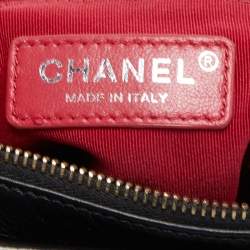 Pre Owned Chanel Black Quilted Leather Small Gabrielle Hobo