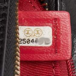 Pre Owned Chanel Black Quilted Leather Small Gabrielle Hobo