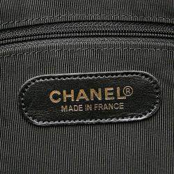Pre Owned Chanel Vintage Black Patent Leather CC Duffel Bag
