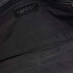 Pre Owned Chanel Dark Green Suede Puzzle Reissue Chain Links Shoulder Bag