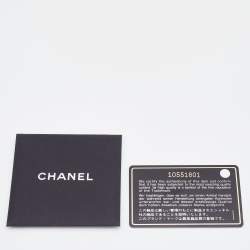Pre Owned Chanel Off White Double Quilt Leather Bowler Bag