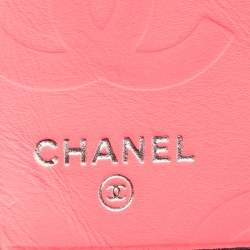 Pre Owned Chanel Black Quilted Leather Cambon Ligne Yen Long Wallet
