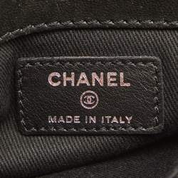 Pre Owned Chanel Black Quilted Leather Mademoiselle Flap Clutch