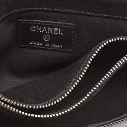 Pre Owned Chanel Black Quilted Leather Mademoiselle Flap Clutch