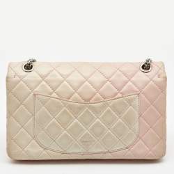 Chanel Pink Ombre Quilted Leather Reissue 2.55 Classic 226 Flap Bag