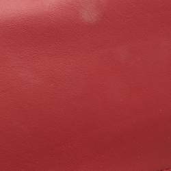 Pre Owned Chanel Red Quilted Patent Leather Jumbo Classic Double Flap Bag