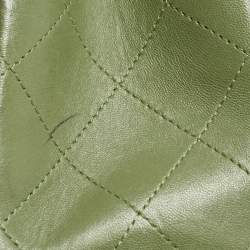 Pre Owned Chanel Tri Color Quilted Leather Jumbo Classic Double Flap Bag