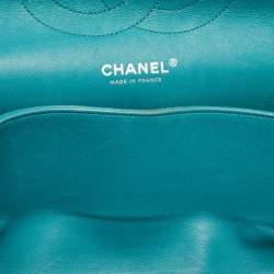 Pre Owned Chanel Tri Color Quilted Leather Jumbo Classic Double Flap Bag