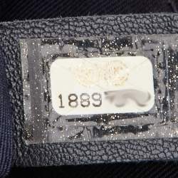 Pre Owned Chanel Gold Cube Embossed Leather Medium Boy Flap Bag