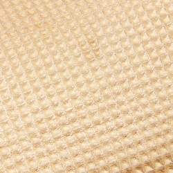 Pre Owned Chanel Gold Cube Embossed Leather Medium Boy Flap Bag