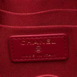 Pre Owned Chanel Black Quilted Leather 19 Pouch 