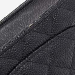 Chanel Black Quilted Caviar Leather WOC Bag