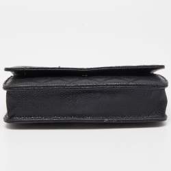 Chanel Black Quilted Caviar Leather WOC Bag
