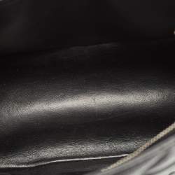 Pre Owned Chanel Black Quilted Caviar Leather Medallion Tote