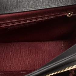 Pre Owned Chanel Black Caviar Leather Small Business Affinity Flap Bag