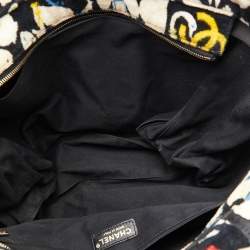 Pre Owned Chanel Multicolor Printed Cotton Terry Baby Diaper Bag
