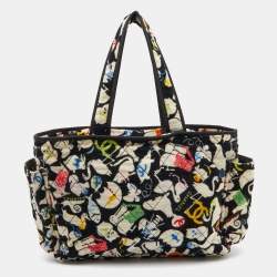 Pre Owned Chanel Multicolor Printed Cotton Terry Baby Diaper Bag
