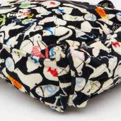 Pre Owned Chanel Multicolor Printed Cotton Terry Baby Diaper Bag
