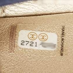 Pre Owned Chanel Blue Caviar Leather Captain Gold Waist Bag