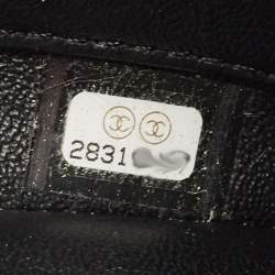 Pre Owned Chanel Black Quilted Leather Small Trendy CC Flap Top Handle Bag