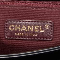 Pre Owned Chanel Black Quilted Aged Leather Large Perfect Edge Flap Bag