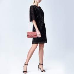 Pre Owned Chanel Pink Quilted Lambskin Leather New Mini Classic Flap Bag