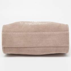 Chanel Beige Canvas Medium Deauville Tote