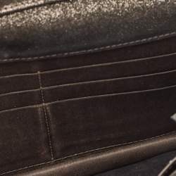 Chanel Black Quilted Iridescent Leather Edimbourgh WOC Clutch Bag