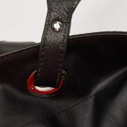 Pre Owned Chanel Black Quilted Coated and Canvas Paris Biarritz Grand Shopper Tote