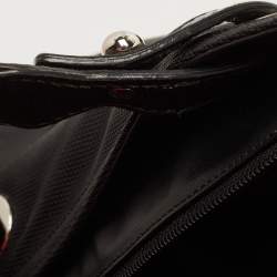 Pre Owned Chanel Black Quilted Coated and Canvas Paris Biarritz Grand Shopper Tote