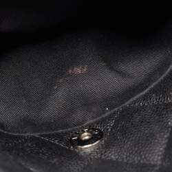 Pre Owned Chanel Black Quilted Caviar Soft Leather Medium Timeless Shopping Tote