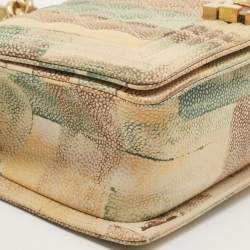 Pre Owned Chanel Multicolor Quilted Leather Medium Boy Bag