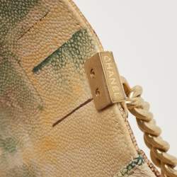 Pre Owned Chanel Multicolor Quilted Leather Medium Boy Bag