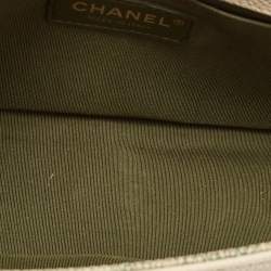 Pre Owned Chanel Multicolor Quilted Leather Medium Boy Bag