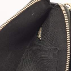 Chanel Black Quilted Leather Boy Zip Around Wallet On Chain
