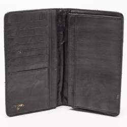 Chanel Black Quilted Leather Reissue 2.55 Long Wallet