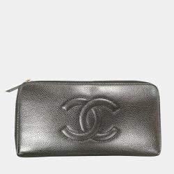 Chanel CC Timeless Zip Around Wallet