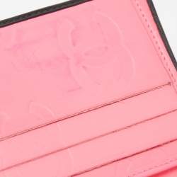 Chanel Black Quilted Leather Cambon Ligne Compact Wallet