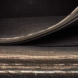 Chanel Silver Shimmer Suede CC Timeless Wallet on Chain