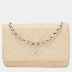 Chanel WOC Beige Clair Caviar