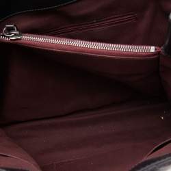 Pre Owned Chanel Black Quilted Aged Leather CC Chain Tote