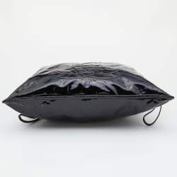 Pre Owned Chanel Black Patent Leather Bon Bon Tote 