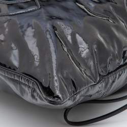Pre Owned Chanel Black Patent Leather Bon Bon Tote 