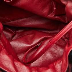 Pre Owned Chanel Black Patent Leather Bon Bon Tote 